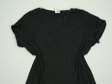 bluzki basic z dekoltem v: H&M Divided, T-shirt damski, rozmiar L — 1