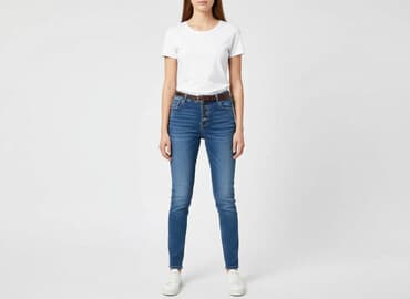 kappahl spodenki damskie: KappAhl, Jeansy damskie, rozmiar XS — 6