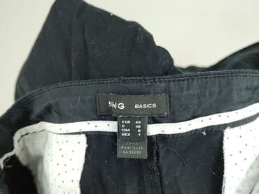 mango sukienki czarne: Mango, Spodnie materiałowe damskie, L — 4