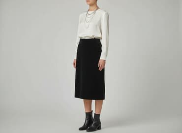 welurowa plisowane spódnice: Spódnica damska, rozmiar L — 1