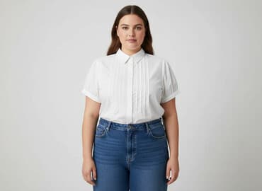 dluga biala koszula: Matalan, Koszula damska, rozmiar 5XL — 7