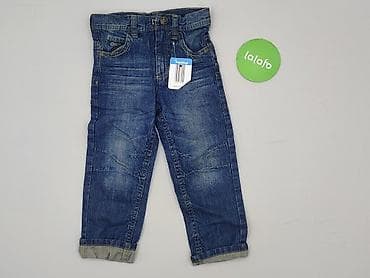 hm bialy golf: Spodnie jeansowe, 2-3 lat, 92/98, stan - Idealny — 2