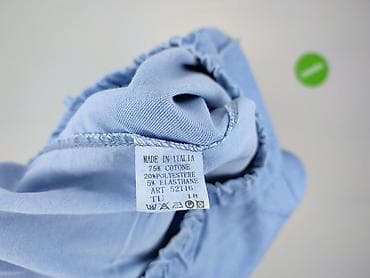 dzins material: Spodnie materiałowe damskie, rozmiar One size — 5