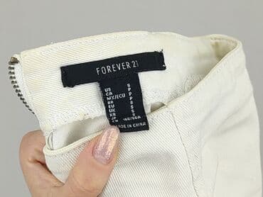 srebrne spódnice reserved: Forever 21, Spódnica damska, rozmiar S — 4