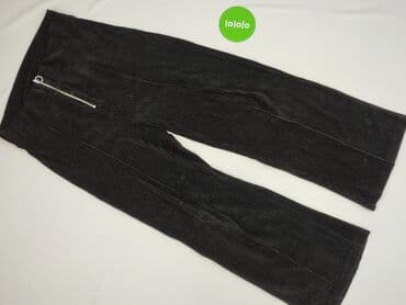 дешеве жіноче взуття: Black, Material trousers for women, size M (EU 38) — 2