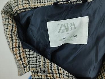 szara bluza zara: Płaszcz, Zara, 10 lat, 134-140 cm, stan - Bardzo dobry — 4