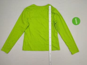 obcisła bluzki z dekoltem: H&M, T-shirt damski, rozmiar L — 4