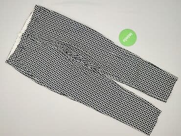 legginsy woskowane wysoki stan: H&M, Material trousers for women, M — 2