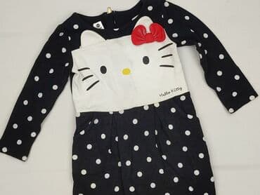 sukienka w geometryczne wzory: Dress, H&M, 3-4 years, 98-104 cm, condition - Very good — 1