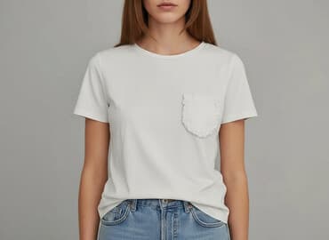 biały t shirt zara: Zara, T-shirt damski, rozmiar S — 7