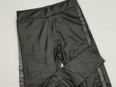 Leggings Eco-leather for women, size L (EU 40)