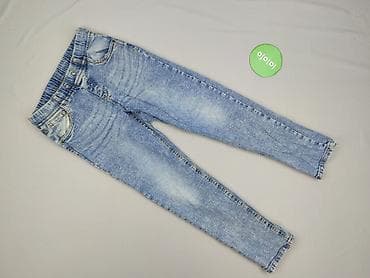 next spodnie materialowe: Spodnie jeansowe, Next, 9 lat, 128/134, stan - Bardzo dobry — 2