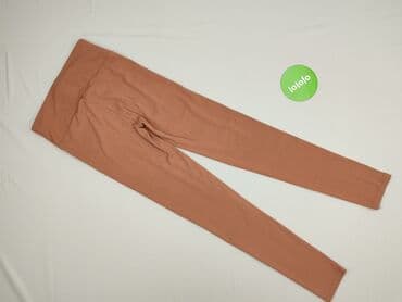 legginsy czarne prążkowane: Leggings, Legginsy Sportowe damskie, rozmiar S — 3