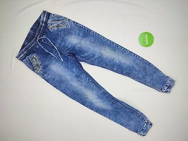 dżinsy jogger: DENIM JEANS, Jeansy damskie, rozmiar M — 2