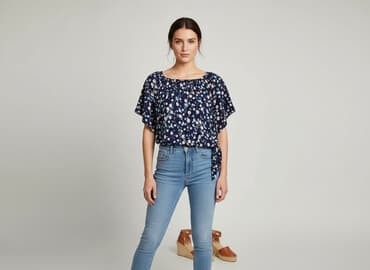 koszulka barcelony z napisem: Bluzka damska, rozmiar S — 6