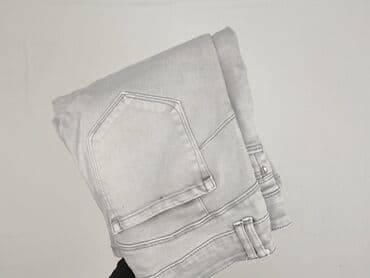 szare szerokie jeansy: DENIM JEANS, Jeansy damskie, rozmiar S — 5