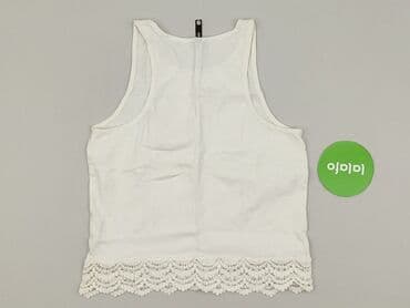 białe koturny sandały ccc: Sinsay, Top damski, rozmiar S — 3