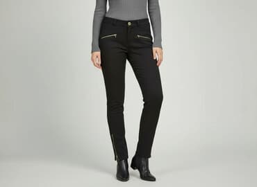 buty trzymające kostkę: Spodnie materiałowe damskie, rozmiar S — 6