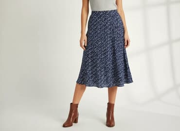 spódnice rozkloszowane midi z kieszeniami: Spódnica damska, rozmiar L — 6