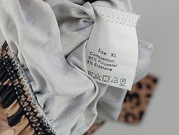 spodnie w panterkę pull and bear: Spodnie materiałowe damskie, rozmiar XL — 4