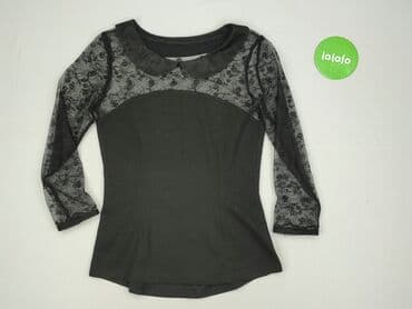 czarna bluzka koronkowa zara: Bluzka damska, rozmiar S — 2