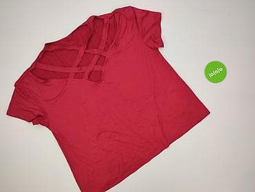 czerwone bluzki koszulowe: T-shirt damski, rozmiar 2XL — 2