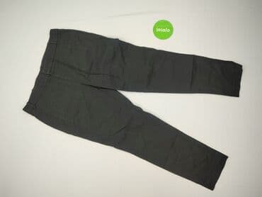 spodnie materiałowe z wysokim stanem: Spodnie materiałowe damskie, rozmiar S — 2