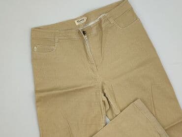 spodnie woskowane beż: Jeansy damskie, rozmiar S — 1