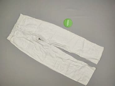 jasne buty: Spodnie materiałowe damskie, rozmiar M — 3