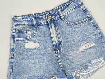 szorty damskie dzinsowe mocno wycięte: Szorty damskie, rozmiar S — 1