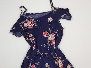 niebieskie sukienki plus size: Sukienka damska, S — 1