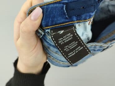 biała sukienka dla dziewczynki: Spodnie jeansowe, 7 lat, 122/128, stan - Idealny — 4