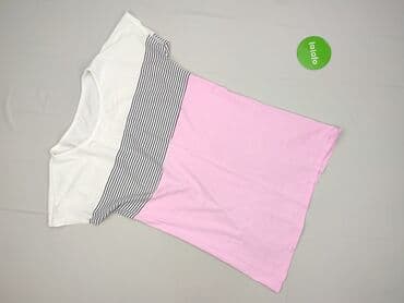 koszulka polo w paski damska: T-shirt damski, L — 2