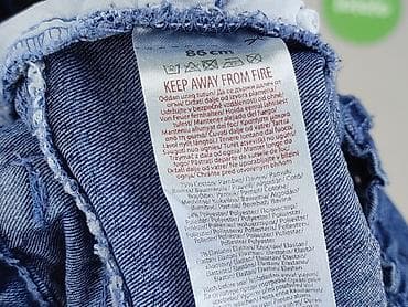 biala koszula mango: Spodnie jeansowe, So cute, 12-18 miesięcy, stan - Idealny — 5