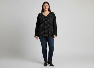 sweter w cętki: Bpc bonprix collection, Bluzka damska, rozmiar 2XL — 7
