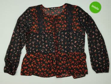 bluzki w róże: Sinsay, Bluzka damska, rozmiar XL — 2