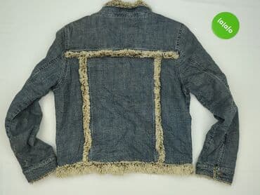 marynarka z futerkiem: Kurtka jeansowa damska, L — 4
