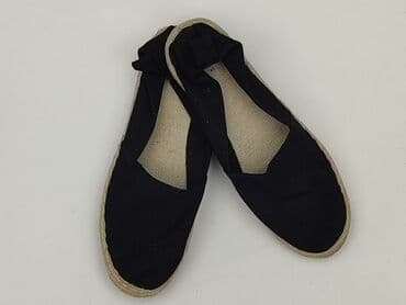 biale buty z kokardą: H&M, Ballerinas for women, size 40 — 1