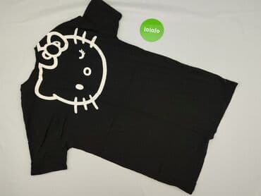 spodnie hello kitty piżama czarne: Sinsay, T-shirt damski, rozmiar S — 4