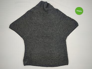 ponczo szare: Ponczo damskie, rozmiar One size — 3