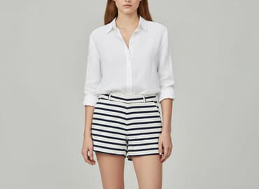 szorty biale zara: Zara, Szorty damskie, rozmiar S — 1