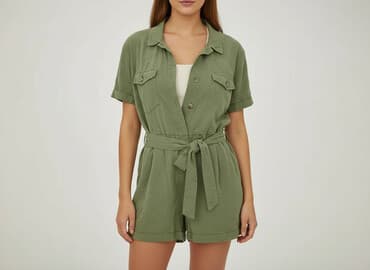 krótkie spodenki w pracy a bhp: Kombinezon damski, rozmiar M — 6