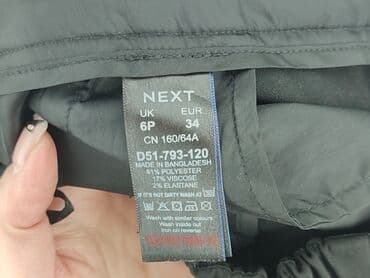 spodnie z wysokim stanem dla niskich: NEXT Petite, Spodnie materiałowe damskie, XS — 5