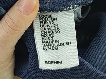 massimo dutti spodnie woskowane: Leggings for kids, H&M, 1.5-2 years, 92, condition - Good — 4