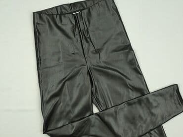 h: H&M, Лосини З екошкіри жіночі, розмір S — 1