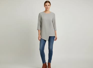 bluzki asymetryczna damskie: Bluzka damska, rozmiar L — 6