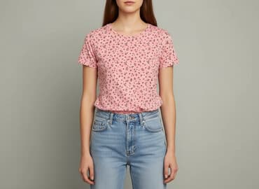 koszulka real rozowa: Beloved, T-shirt damski, rozmiar S — 7