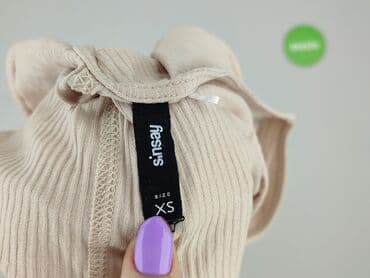 koszulki oversize damskie sinsay: Sinsay, Футболка жіноча, розмір XS — 4