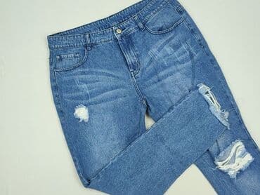 cuffed jeans: Denim, Jeansy damskie, rozmiar L — 1