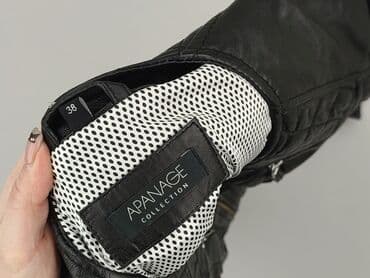 kurtka zimowa z kożuszkiem: Apanage, Kurtka skórzana damska, rozmiar M — 4